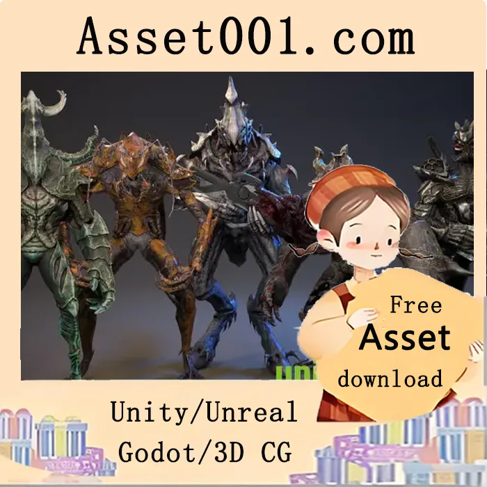 高品质3D角色素材包：装甲甲虫套装|Armored Beetle Pack v5.0+