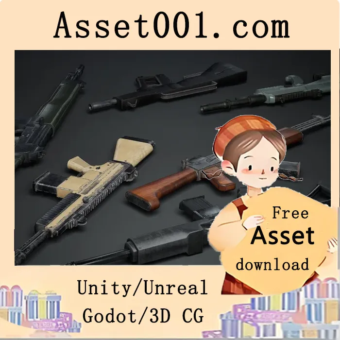 现代枪械与爆炸物包——专为高强度第一人称射击游戏设计|Gun Weapon Grenade v4.26+