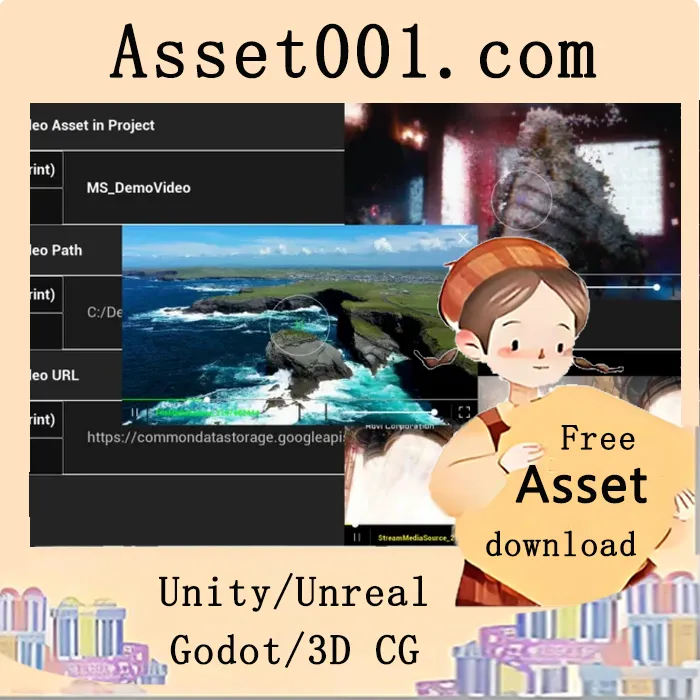Giga Video Player：Unreal引擎中的多功能视频播放解决方案|Giga Video Player v5.5-5.7