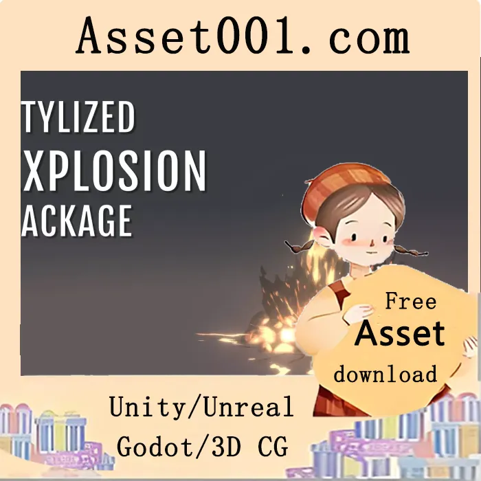 stylized explosion package：包含2个材质、1个纹理、4个着色器及30个爆炸粒子系统预制体|Stylized Explosion Package v1.3