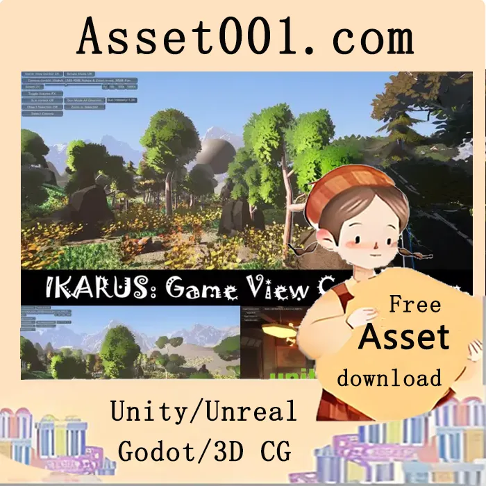 IKARUS游戏视图控制器：无需进入播放模式即可直接控制摄像机与灯光|IKARUS: Game View Controller v1.3