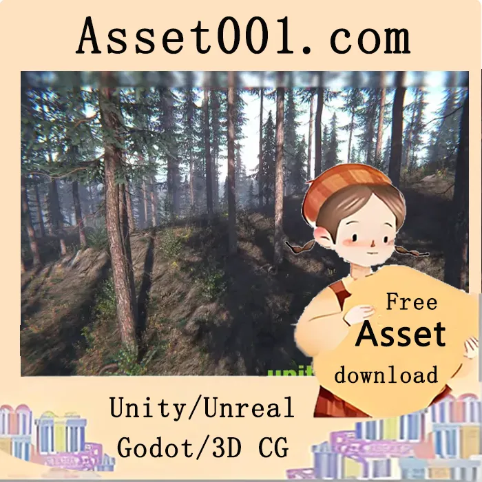 8K高清松树与灌木包，打造逼真针叶环境|Spruce Trees Pack v1.1