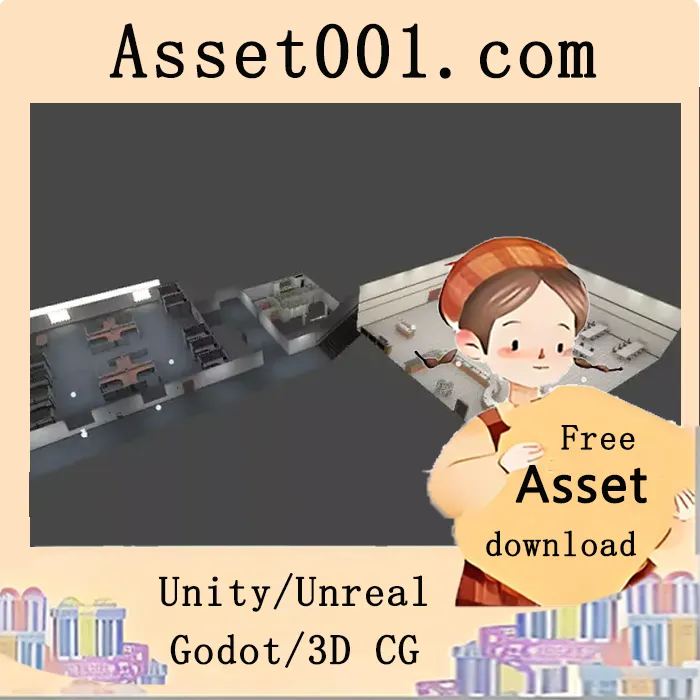 Unity办公室大型套件：250+预制件构建办公场景|Office Mega Kit v1.0