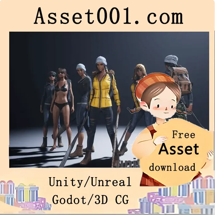 UE女性角色资源包：支持面部绑定、40+动画与口型同步|Ariana Character P2 (UE) v4.27+