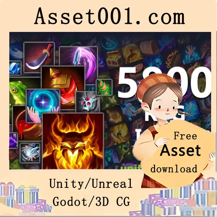 5800个奇幻RPG图标包：手绘原创，涵盖50个主题类图标|5800 Fantasy RPG Icons Pack v1.4 (23 Oct 2024)