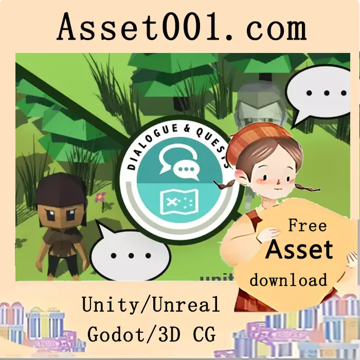 Unity对话与任务系统：基于编辑器的分支对话与事件管理|Dialogue and Quests v1.17