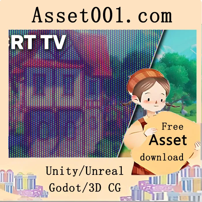 Unity资产包：复古CRT电视效果v3.0.1 全源码支持多平台|Retro: CRT TV v3.0.1