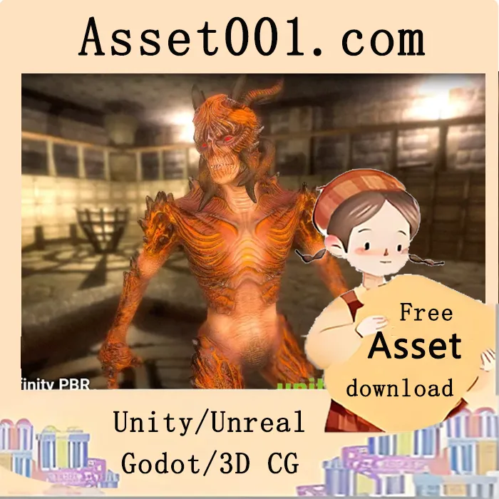 恶魔幻想RPG角色包：高度可定制的三头设计与模块化装甲|Demons - Fantasy RPG v4.3.2