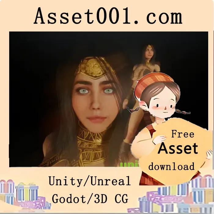 亚马逊女战士模型：高细节4K纹理，支持皮肤材质切换|Amazonian warrior girl v4.27+