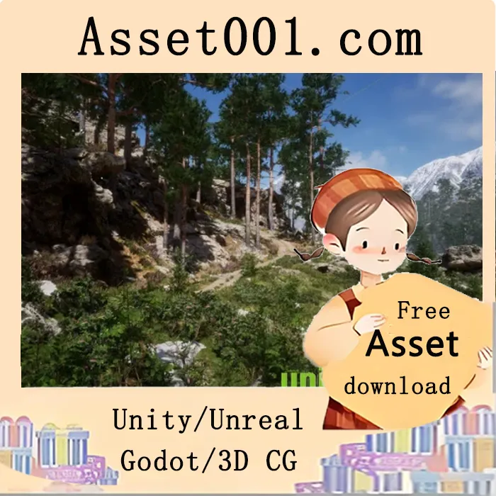 高山与森林环境的海量植被资源包（含LOD优化与全扫描资产）|Mountain - Environment Set (UE) v4.21+