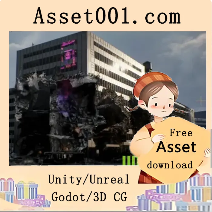 Unreal Engine 5.0+ 高清破坏贴图蓝图（Destruction Decal BP）——单个蓝图集成450种高分辨率破坏贴图|Destruction Decal BP v5.3