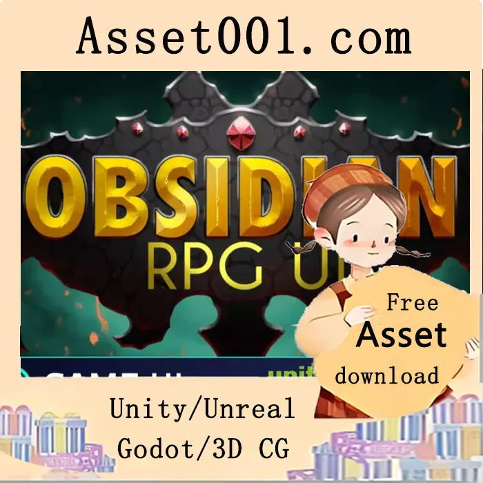 OBSIDIAN UI——适用于RPG/MMORPG/ARPG的完整游戏界面包（支持Unity 2019.4.0及以上版本）|OBSIDIAN UI - RPG / MMORPG / ARPG v1.0