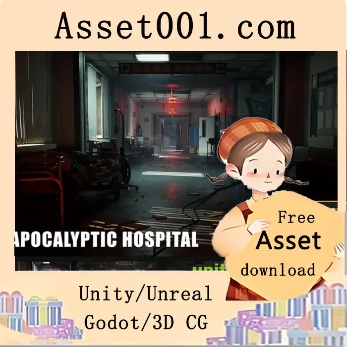 Unreal Engine 5 应用场景：Apocalyptic Hospital 大型医院资产包全面解析|Apocalyptic Hospital v5.3+