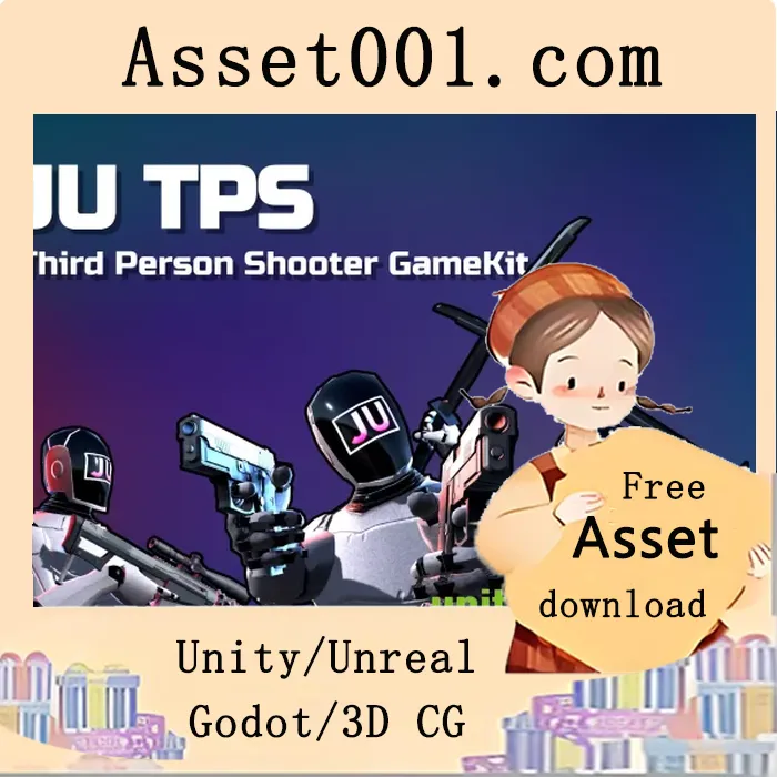 JU TPS第三人称射击游戏套件：简化游戏开发流程|JU TPS 3 - Third Person Shooter GameKit + Vehicle Physics v3.3.7 (01 Apr 2026)