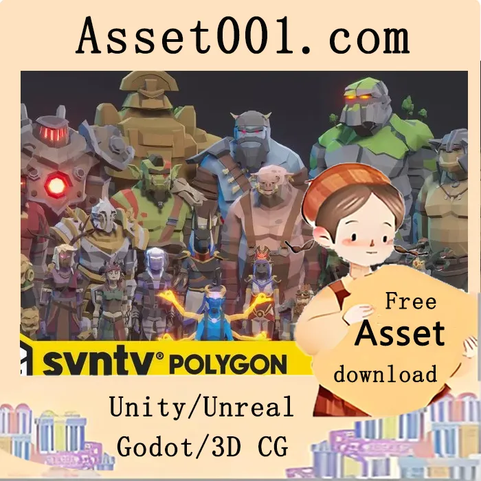 Synty Studios推出低多边形奇幻风格资产包《Fantasy Rivals Pack》|POLYGON - Fantasy Rivals Pack - Art by Synty v1.4.0