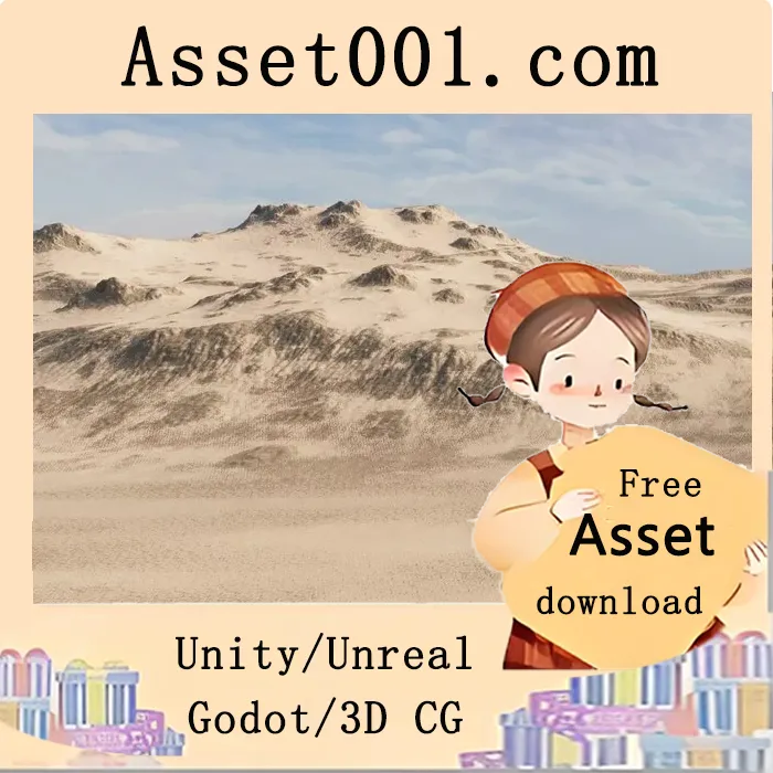 Unity沙漠与海岸地面贴图包 v1.0.2：包含116张扫描纹理、33层地面、14种装饰及20种地形画笔|Landscape Ground Pack 3 (Desert Dry Land Beach Sea Islands Coast) v1.0.2