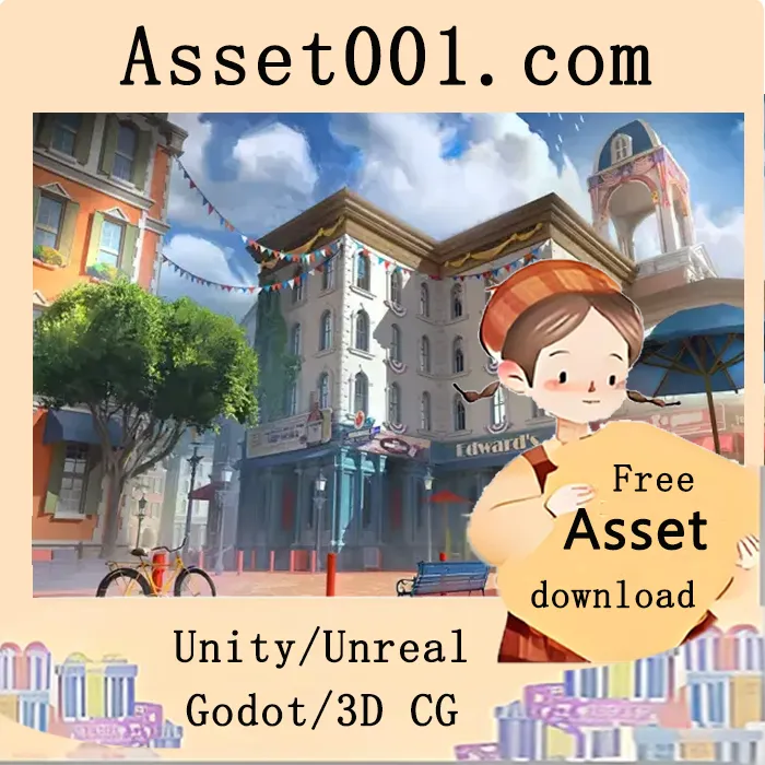 基于Bioshock与《见证者》风格的模块化殖民地小镇构建方案|Modular Stylized Colonial Town v1.0