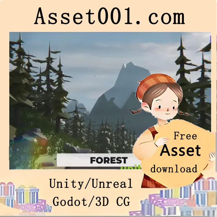 低多边形森林资源包：打造沉浸式场景的完整解决方案|Forest Low Poly Pack v1.0