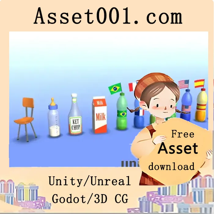 瓶翻挑战启动包：包含11个独特预制体、20张优化纹理及完整场景示例|Bottle Flip Starter Pack v1.0