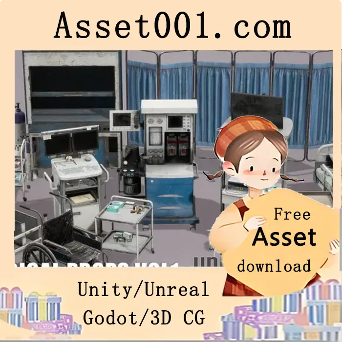 高质量医疗设备道具套装一|Medical Props Vol1 v5.3+