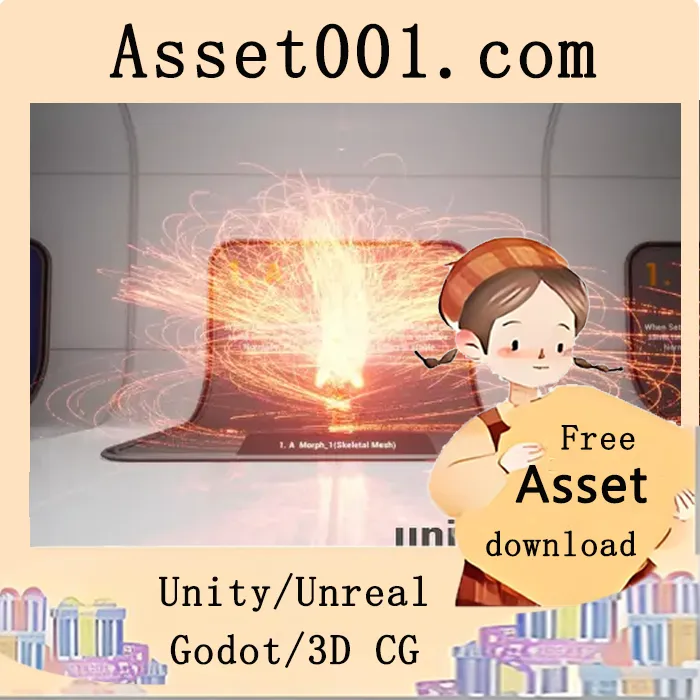 Unity/Unreal 中使用 Niagara 实现骨骼网格与静态网格的形态效果|Niagara Morph Effect v4.27+