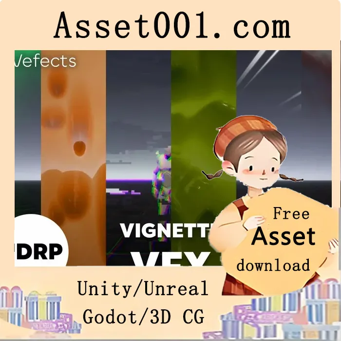 Unity Vignette 视觉效果大师包：15种沉浸式全屏特效详解|Vignette VFX - HDRP v1.0