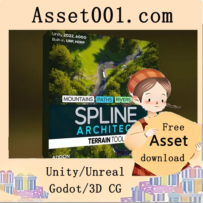 Spline Architect 地形工具插件：基于Unity地形系统的高效地形编辑解决方案|Spline Architect - Terrain Tools v1.2.4