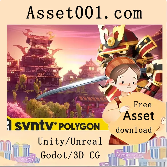 POLYGON - Samurai Empire 包：打造古代武士世界的一站式资源包|POLYGON - Samurai Empire Pack - Art by Synty v1.0.3