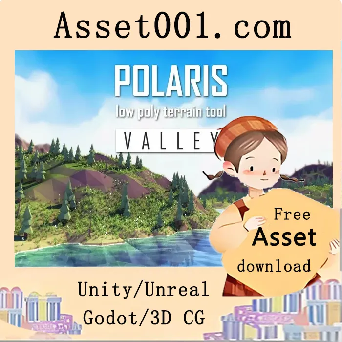 Polaris Valley 低多边形地形编辑器 v3.3.9：面向风格化游戏的高性能地形解决方案|Polaris Valley - Low Poly Terrain Editor v3.3.9