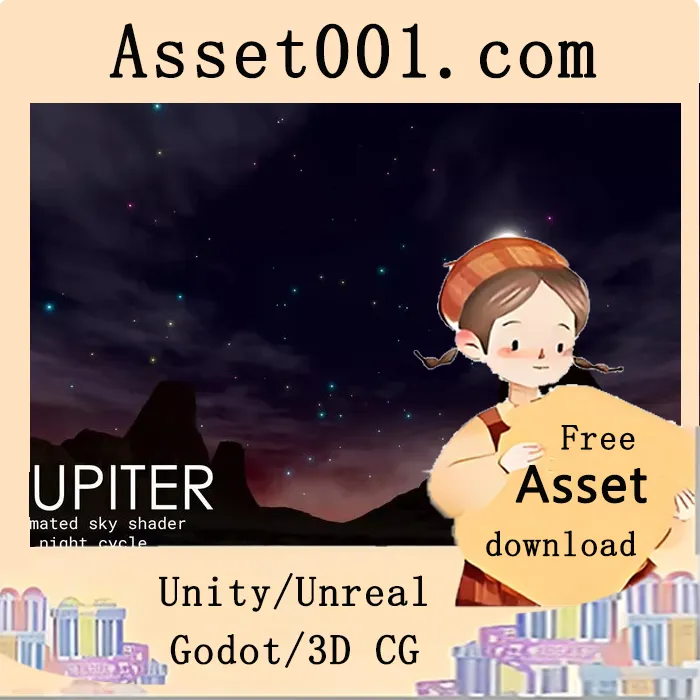 Jupiter：轻量级程序化天空Shader与昼夜循环插件|Jupiter - Procedural Sky Shader & Day Night Cycle v1.3.0.3