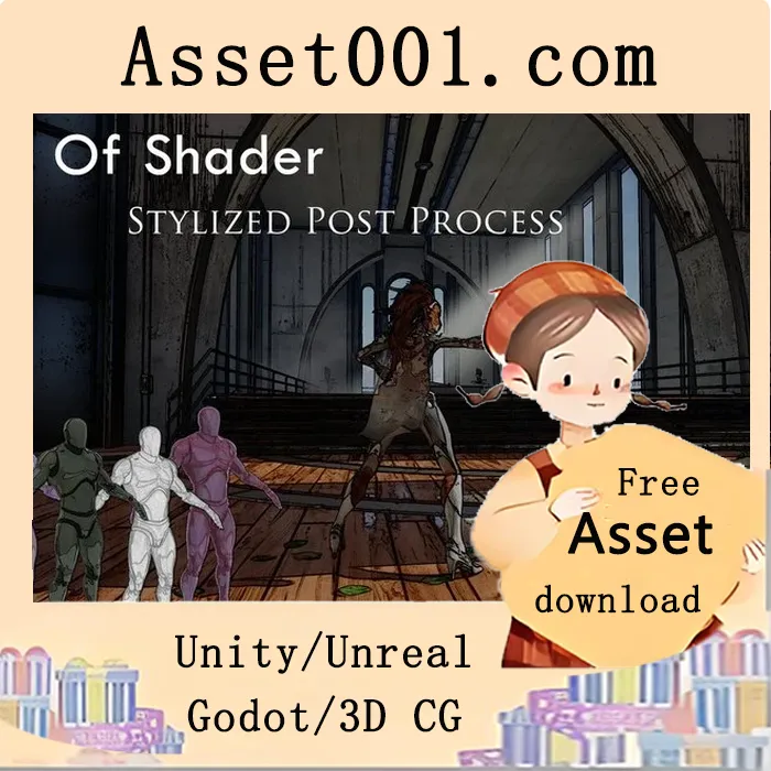 Shader艺术 - 风格化后期处理包|Art of Shader - Stylized Post Process 4.26+