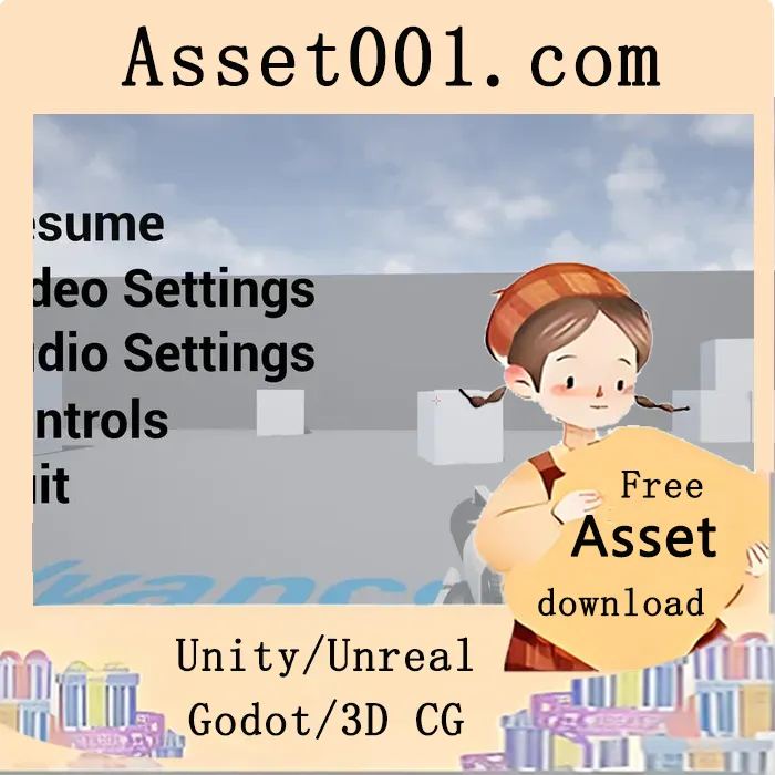 Unity/Unreal引擎高级设置包：4个动态主题及18个音效菜单|Advanced Settings 4.27+