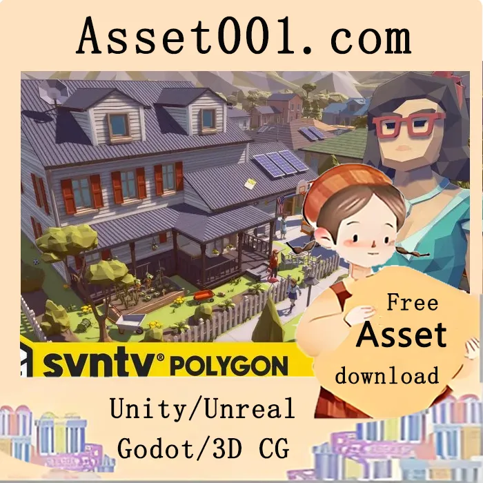 POLYGON城镇包：低多边形建筑、车辆、角色与道具资产包|POLYGON - Town Pack v1.8.4