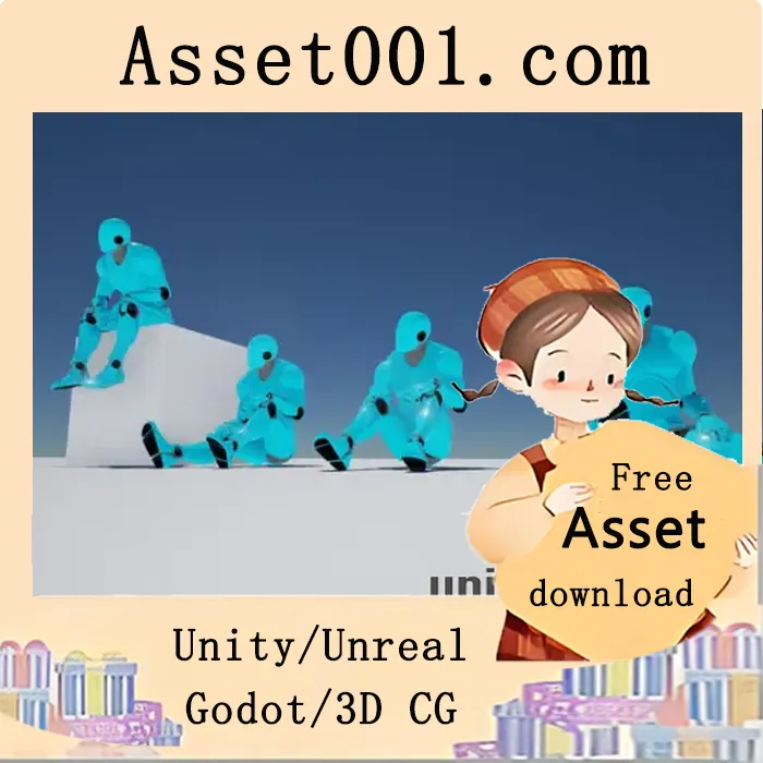 通用NPC角色动画包（55套动作，含FBX源文件）|Generic NPC Anim Pack 2 v4.x+