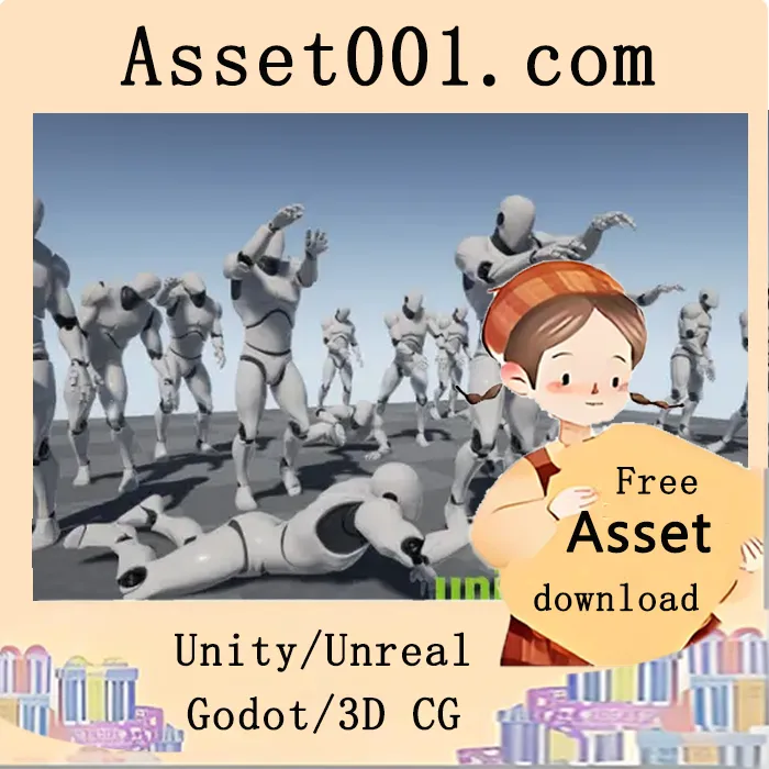 26个僵尸动作捕捉动画及演示蓝图包|Zombie Starter - MoCap Pack v5.3+