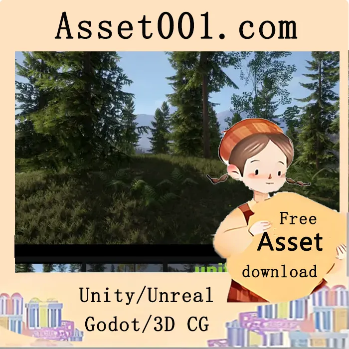 Unity真实森林资源包：包含高质量地形、植被与建筑组件|Realistic Forest Pack v5.0+