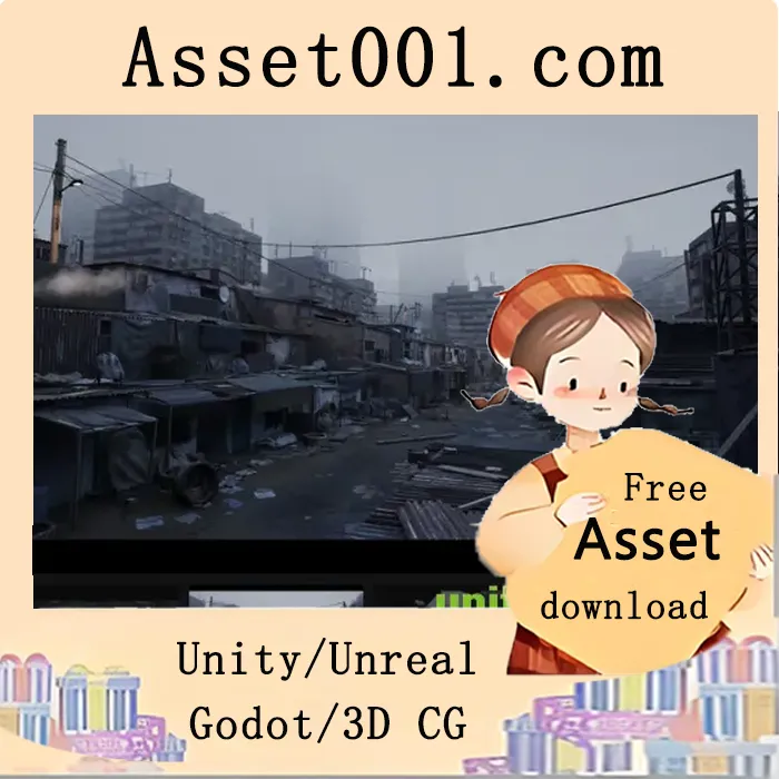 未来废墟废弃区环境包：包含195个独特模型的后末日场景设计|Future Slums Abandoned + ULAT ( Post-Apocalyptic District ) v4.26+