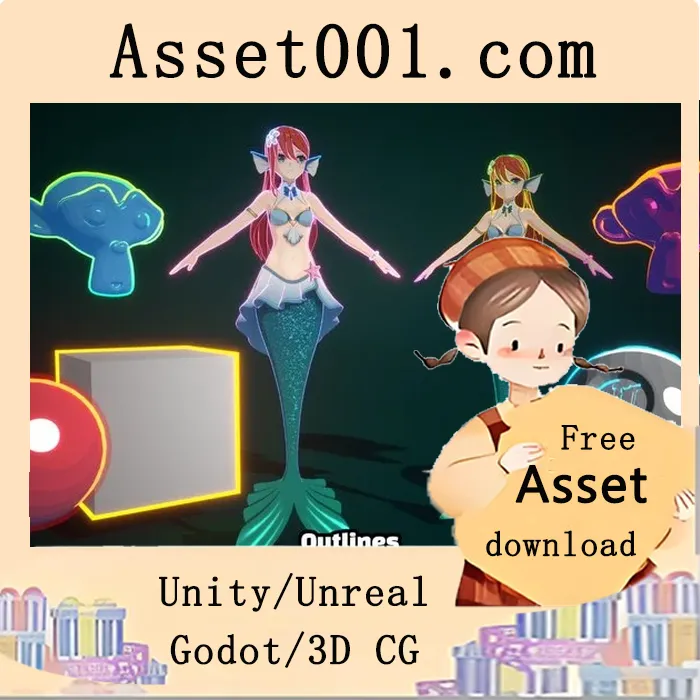 UE 5.1专属非后期处理卡通渲染材质及轮廓效果详解|Cartoon Cel Shader 5.1+