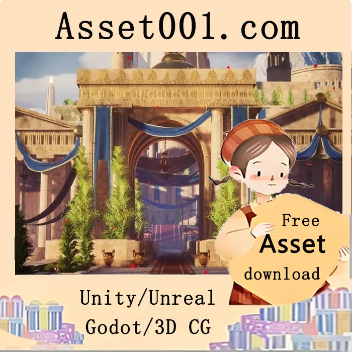 《City of Gods 4.27+： Unreal Engine 5 全新神域城市资源包》|City of Gods 4.27+