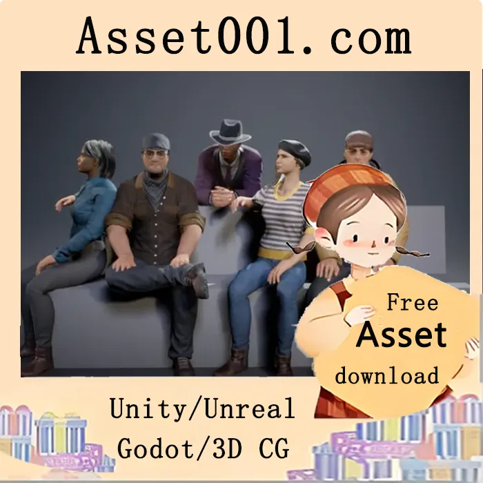 Unity引擎NPC市民包：支持4.23-4.27、5.0-5.1版本|Citizen NPC v4.23+