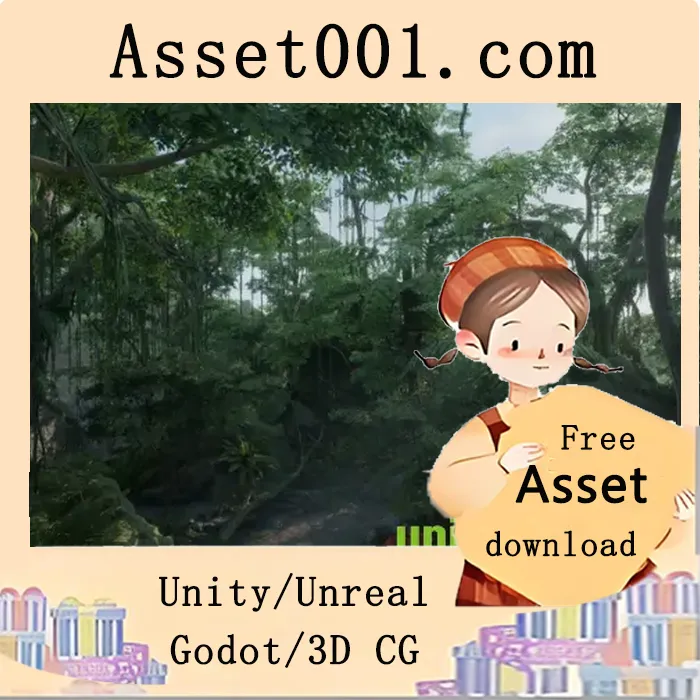 热带丛林包：高品質低多边形植被資源，適用於遊戲與視覺表現|Tropical Jungle Pack v5.3+