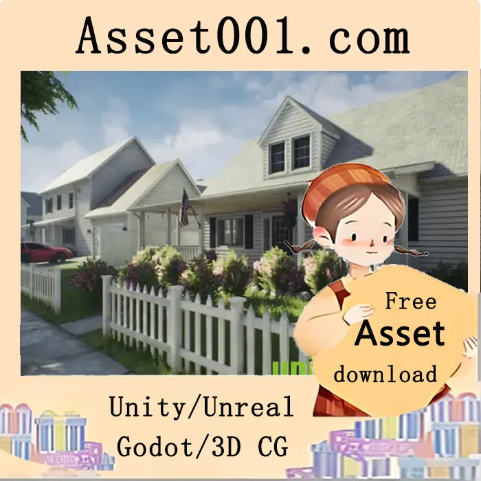 模块化郊区住宅包：包含房屋、道路、景观及昼夜场景的完整建筑资源|Suburb Neighborhood House Pack (Modular) v4.26+