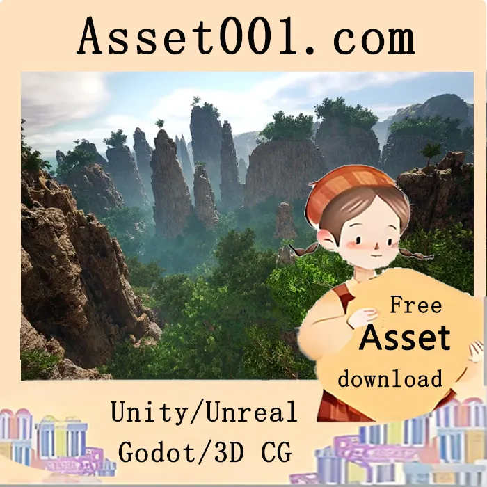 8K张家界景观包：10个高细节环境与植被资产|8K Zhangjiajie Landscape Pack v5.2+