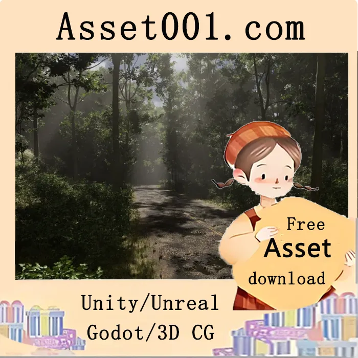 UE5场景示例：Lost Road场景展示|Lost Road UE5 Scene v5.0+