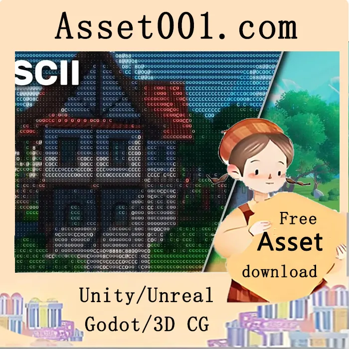 Retro ASCII 4.0.1 全源码Shader资产包：支持多平台与超采样抗锯齿|Retro: ASCII v4.0.1