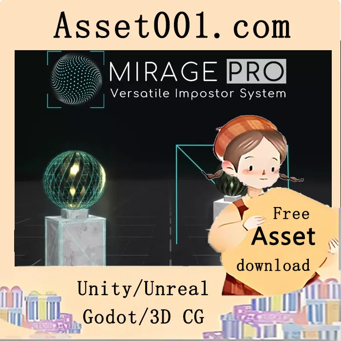 Unity Mirage Pro 推出实时 impostor 烘焙系统 v1.0|Mirage Pro - Runtime Impostors Baking System v1.0