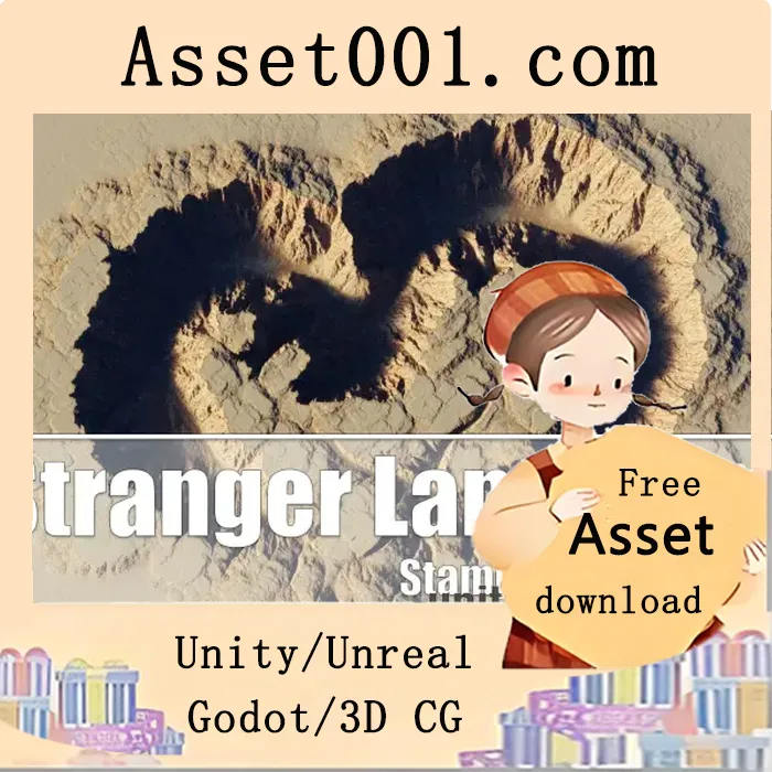 Stranger Lands - StampIT！系列：Unity地形绘画高质量4K高程图资源|Stranger Lands - StampIT! v2.1.0