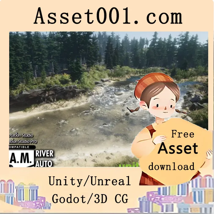 Unity河流地形生成插件：支持流体地图自动贴图与地形雕刻|R.A.M 2019 - River Auto Material 2019 v1.8.1