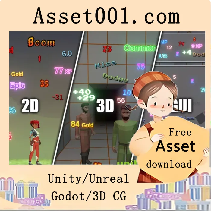 Unity中用几行代码实现炫酷伤害数值弹窗|Damage Numbers Pro v4.51 (06 Sep 2025)