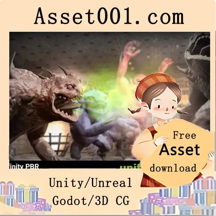 Monster Creature #1 补充文件包：动画骨骼与虚幻引擎独享动画|Monster Creature #1 - Bonus Files 1 v1.0